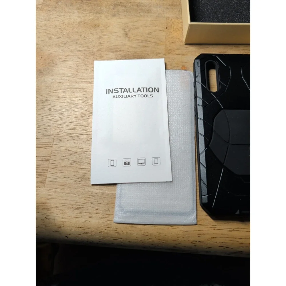 iMATCH Shockproof Silicone Bumper Metal Case for Samsung A70 NIB.